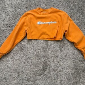 Champion Women's Vibrant Orange Crop Top